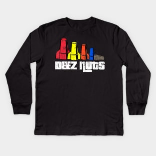 Deez Nuts Electrician Kids Long Sleeve T-Shirt
